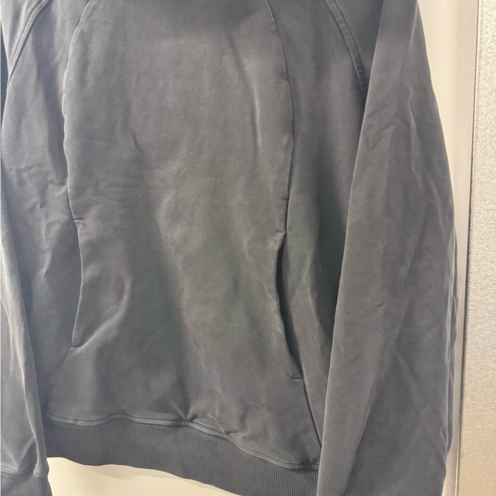 Lululemon Scuba Pullover Hoodie Black‎ Athletic Runner Womens S/M Yoga Gym Run - Picture 4 of 11